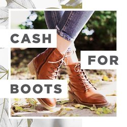 Plato's Closet - Yep, we're buying fall and winter boots, jackets, and long sleeves all year but we ramp up from July to November...