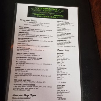 Carwanna - New menu July 2018 - Breakfast & Brunch Near Me - Carbondale, Pennsylvania Carwanna - New menu July 2018 - Breakfast & Brunch Near Me - Carbondale, Pennsylvania