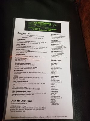 Menu photo 3 Carwanna Carbondale, PA Menu photo 3 Carwanna Carbondale, PA