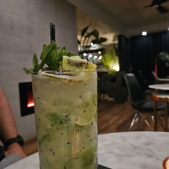 Zebra Brasserie - Kiwi mojito mocktail - Coffee & Tea Near Me - Wenatchee, Washington Zebra Brasserie - Kiwi mojito mocktail - Coffee & Tea Near Me - Wenatchee, Washington