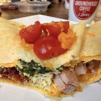 Groundhouse Coffee - Farmhouse Crepe: Look at all those fresh ingredients - Coffee & Tea Near Me - Gardner, Kansas Groundhouse Coffee - Farmhouse Crepe: Look at all those fresh ingredients - Coffee & Tea Near Me - Gardner, Kansas