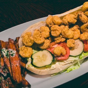 Copeland's - Shrimp Po Boy with a side of sweet potato fries - Cajun/Creole Near Me - Jacksonville, Florida Copeland's - Shrimp Po Boy with a side of sweet potato fries - Cajun/Creole Near Me - Jacksonville, Florida