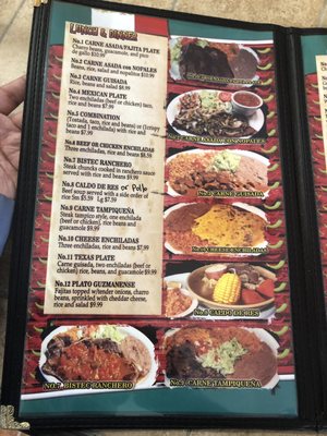 Menu photo 6 El Mexicano Restaurant Robstown, TX
