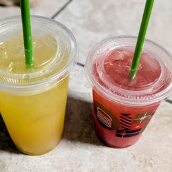 Shake Shack - Strawberry lemonade and Mango lemonade