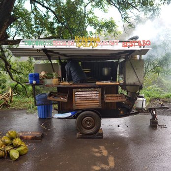 Rustbucket - a food cart on a rainy day - Hawaiian Near Me - Hana, Hawaii Rustbucket - a food cart on a rainy day - Hawaiian Near Me - Hana, Hawaii