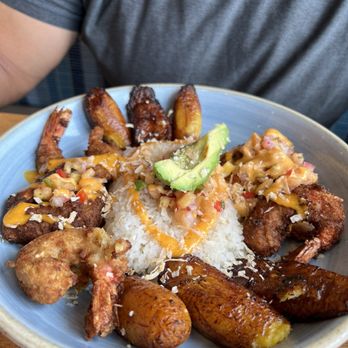 Hudson On The River - Coconut Shrimp Bowl - New American Near Me - Stuart, Florida