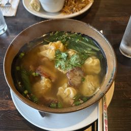 Wonton Soup with Egg Noodle Wonton Soup with Egg Noodle