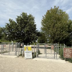 Springbrook Prairie Dog Park - Gate to the dog park