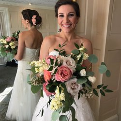 Drift Away Hair Studio - Photos of hair and makeup done by Liz and her team for our wedding.  So pleased!