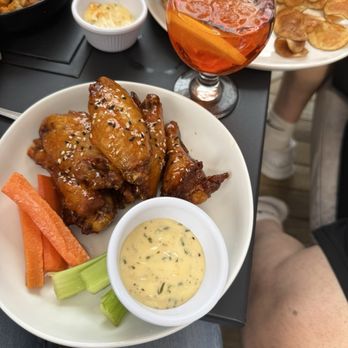 Dacha Beer Garden Navy Yard - Wings with sweet thai - Beer Gardens Near Me - Washington, DC, District of Columbia