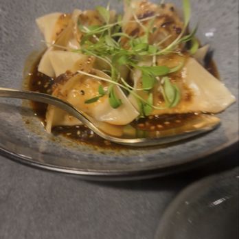 Dear Irene - Pork and shrimp dumplings , in black vinegar. Amazing the flavors in this dish - Cocktail Bars Near Me - Bend, Oregon Dear Irene - Pork and shrimp dumplings , in black vinegar. Amazing the flavors in this dish - Cocktail Bars Near Me - Bend, Oregon