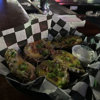 Three Monkeys Tavern and Grill - Potato Skins - American Near Me - Harrisburg, North Carolina Three Monkeys Tavern and Grill - Potato Skins - American Near Me - Harrisburg, North Carolina