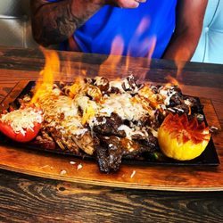 El Rancho Grande - Flaming Cheese Fajitas