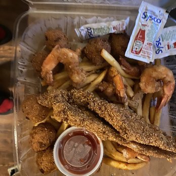 Fish City Grill - 4 shrimp and no oysters. - Seafood Near Me - Allen, Texas Fish City Grill - 4 shrimp and no oysters. - Seafood Near Me - Allen, Texas