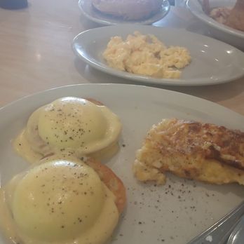 The Toasted Yolk Cafe - My server Jennifer, was very attentive Eggs Benedict, an hash browns. My son had, shrimp an grits - Breakfast & Brunch Near Me - Beaumont, Texas The Toasted Yolk Cafe - My server Jennifer, was very attentive Eggs Benedict, an hash browns. My son had, shrimp an grits - Breakfast & Brunch Near Me - Beaumont, Texas
