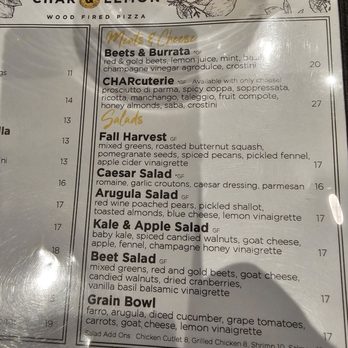 Char & Lemon - Menu - Italian Near Me - Oxford, Connecticut Char & Lemon - Menu - Italian Near Me - Oxford, Connecticut