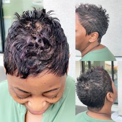 Salon Hair Loss Solutions - Pixie Cut
