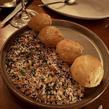 Tuome - Bagel bite puffs - New American Near Me - New York, New York Tuome - Bagel bite puffs - New American Near Me - New York, New York