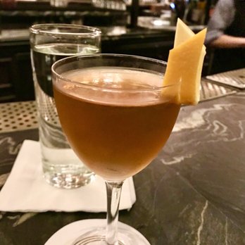 Olympic Bar - Doppelganger: Woodford Reserve, blanc vermouth, vecchio amaro del capo, pastis, orange bitters. - New American Near Me - Seattle, Washington Olympic Bar - Doppelganger: Woodford Reserve, blanc vermouth, vecchio amaro del capo, pastis, orange bitters. - New American Near Me - Seattle, Washington