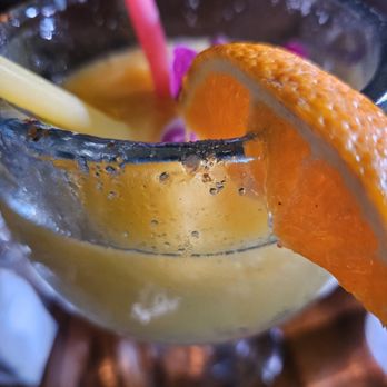 Azteca Mexican Restaurant - Frozen Mango Margarita. Very very good. But a little on the pricey side. - Mexican Near Me - Charlotte, North Carolina
