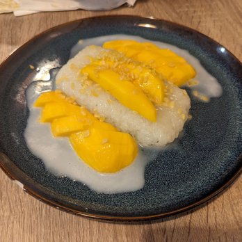 Rim Talay - Mango sticky rice. - Thai Near Me - Long Beach, California
