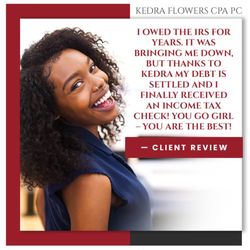 Kedra A Flowers, CPA PC - Client Review