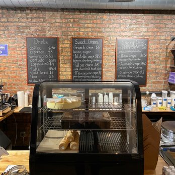 Black Milk Coffee and Crepe - a bakery counter - Coffee & Tea Near Me - Brooklyn, New York Black Milk Coffee and Crepe - a bakery counter - Coffee & Tea Near Me - Brooklyn, New York