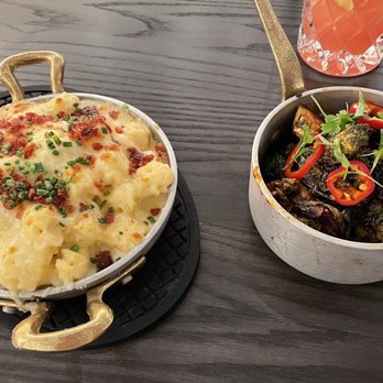 Hell's Kitchen - Mac & Cheese and Brussels Sprouts - Cocktail Bars Near Me - Funner, California Hell's Kitchen - Mac & Cheese and Brussels Sprouts - Cocktail Bars Near Me - Funner, California