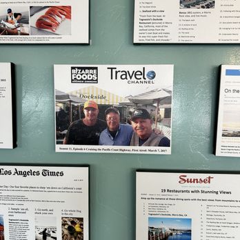 Tognazzini's Dockside - Display - Seafood Near Me - Morro Bay, California Tognazzini's Dockside - Display - Seafood Near Me - Morro Bay, California