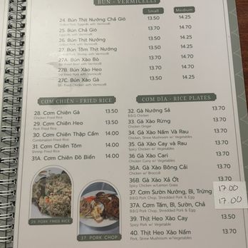 Paradise Restaurant - Menu - Vietnamese Near Me - Fresno, California