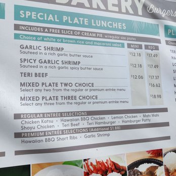 Ted's Bakery - Get a free slice of pie with purchase of these plates - Bakeries Near Me - Haleiwa, Hawaii