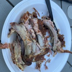 Holy Smokes BBQ of TN - The ribs are fall apart tender.