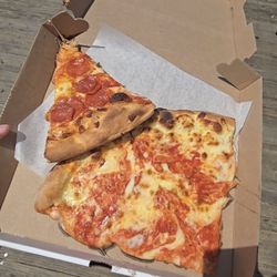 Cheese and pepperoni slice