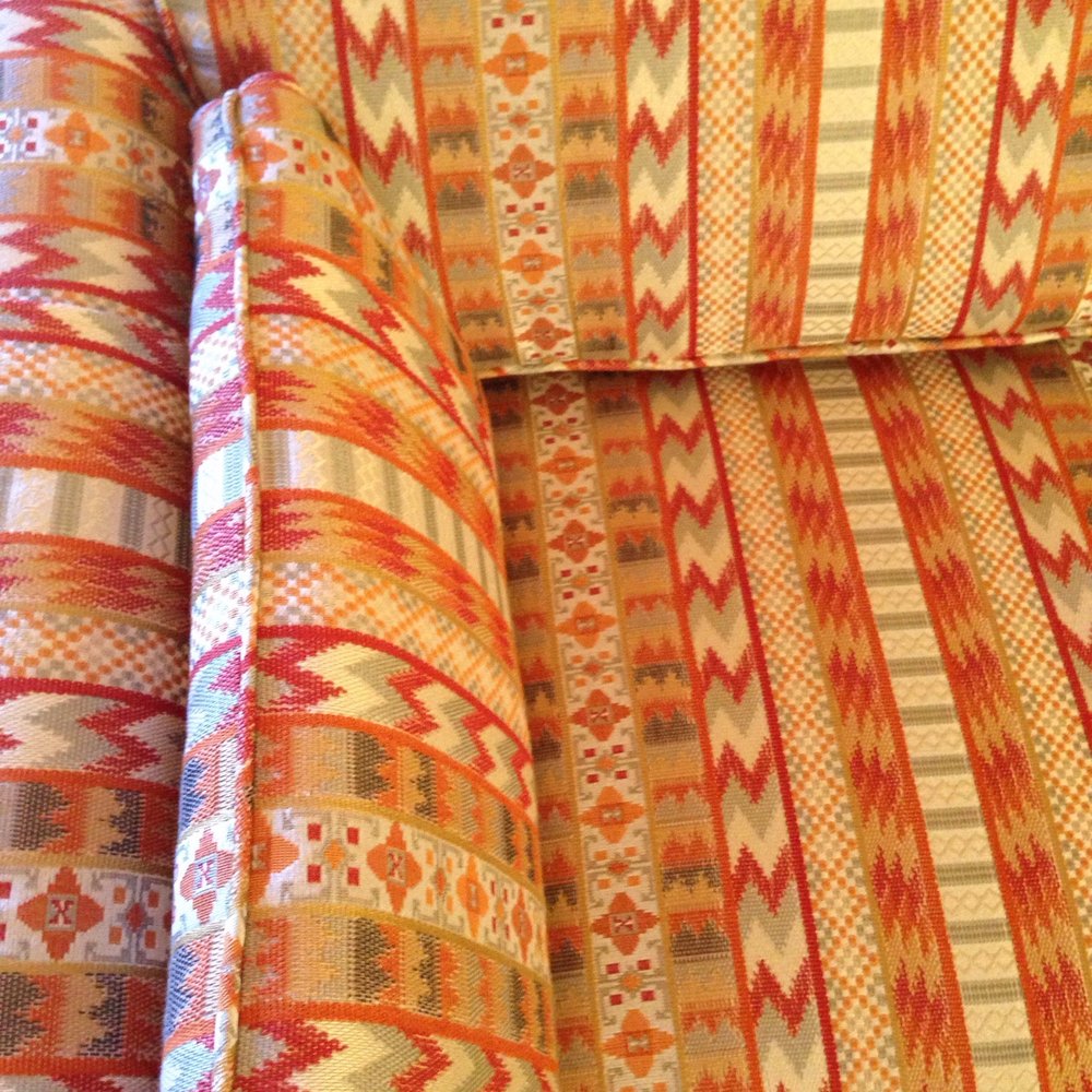 Sofa Decor - Quality work; keeping symmetry of pattern in check. - Furniture Reupholstery Near Me - Los Angeles, California