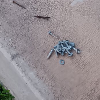 Pflugerville Pfence Company - screws left on patio. - Fences & Gates Near Me - Hutto, Texas Pflugerville Pfence Company - screws left on patio. - Fences & Gates Near Me - Hutto, Texas