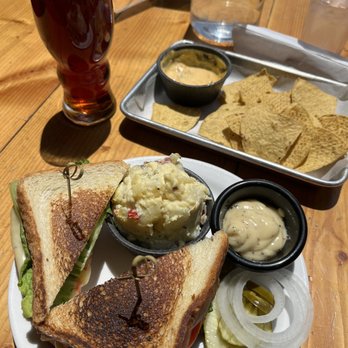 Highside Brewing - Roasted turkey sandwich, queso, and 90's obligatory amber. - Breweries Near Me - Frisco, Colorado