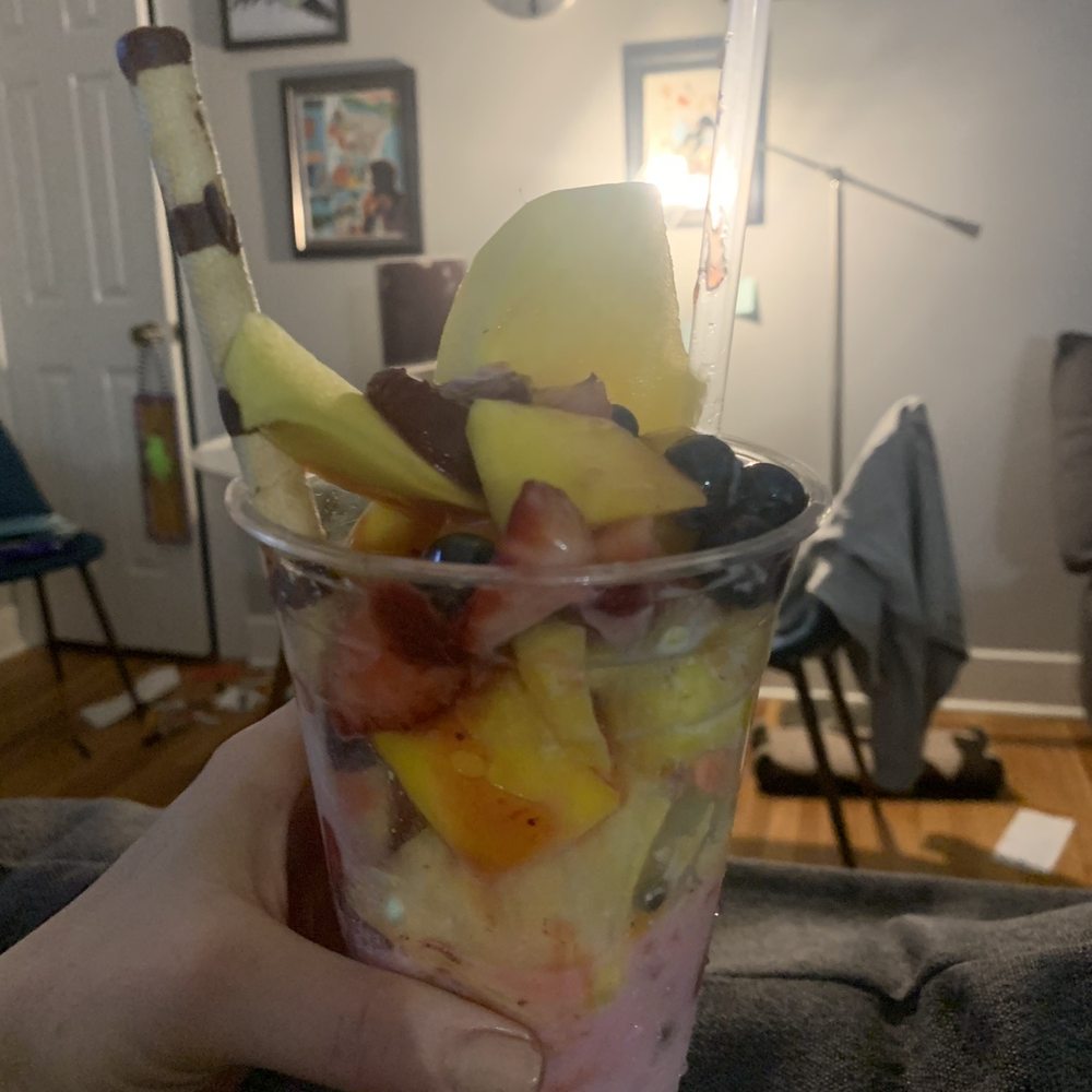 Mr. Mango's - Cholado: crunch ice, lots of fruit, and sweet milk. So good! Branch out from the smoothies! - Juice Bars & Smoothies Near Me - Norwalk, Connecticut Mr. Mango's - Cholado: crunch ice, lots of fruit, and sweet milk. So good! Branch out from the smoothies! - Juice Bars & Smoothies Near Me - Norwalk, Connecticut