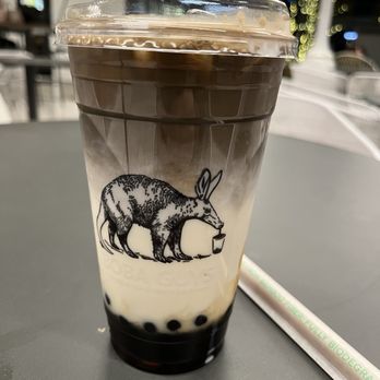 Boba Guys - Large Black Sugar Hojicha with Boba - Bubble Tea Near Me - Long Beach, California Boba Guys - Large Black Sugar Hojicha with Boba - Bubble Tea Near Me - Long Beach, California