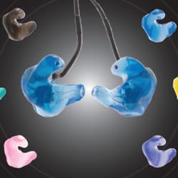 Doctor Decibel Musicians' Hearing Service - Crystal colors