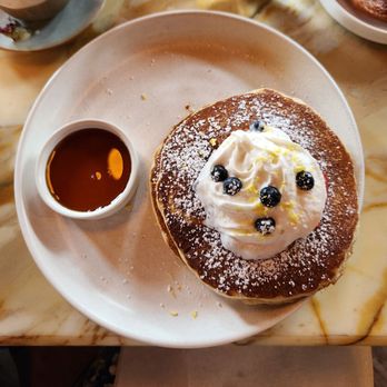 Café Maud - Lemon ricotta pancakes - Cafes Near Me - New York, New York Café Maud - Lemon ricotta pancakes - Cafes Near Me - New York, New York