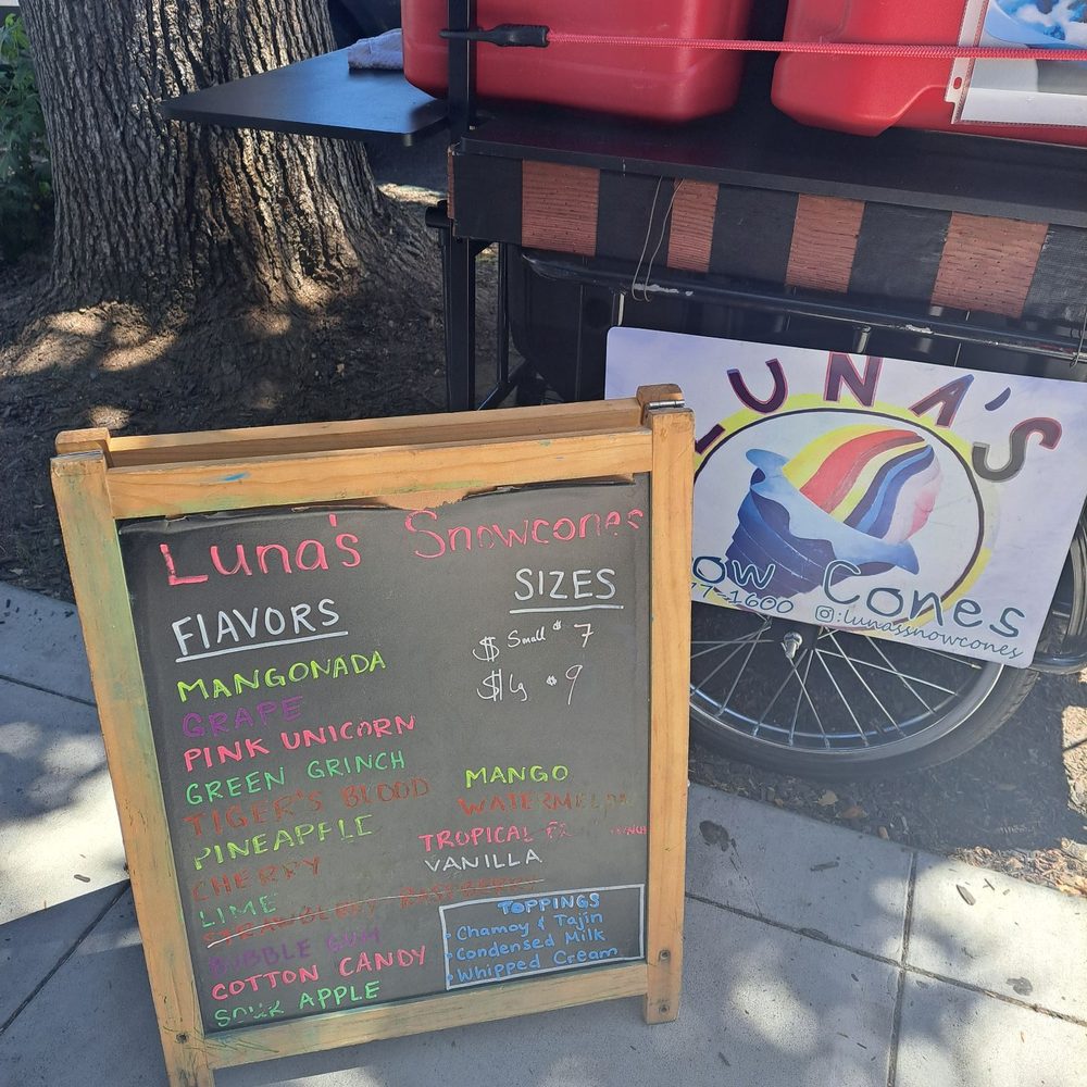 Luna's Snowcones - Luna's at Nug - Food Stands Near Me Luna's Snowcones - Luna's at Nug - Food Stands Near Me