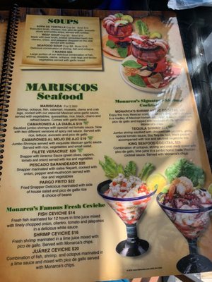 Menu photo 5 Monarca's Cape Coral, FL