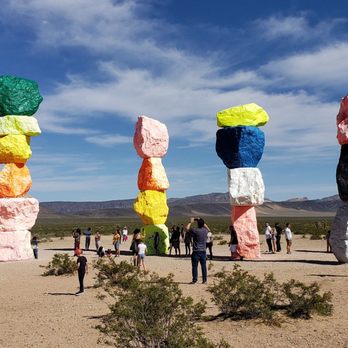 Seven Magic Mountains - Public Art Near Me - Las Vegas, Nevada Seven Magic Mountains - Public Art Near Me - Las Vegas, Nevada