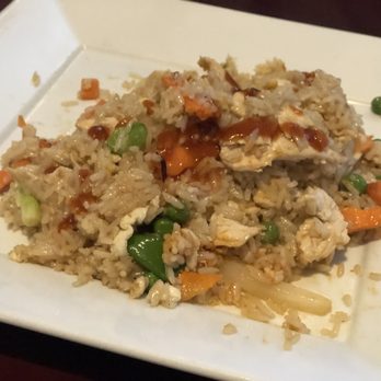 Rice Asian Grill & Sushi Bar - Chicken Fried Rice with Egg, Peas and Carrot - Asian Fusion Near Me - Mobile, Alabama