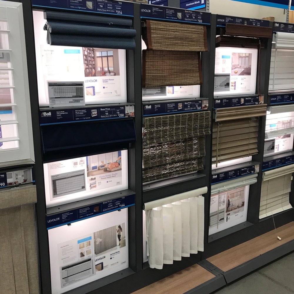 Lowe's Home Improvement - Great blinds department with helpful, knowledgeable staff. - Building Supplies Near Me Lowe's Home Improvement - Great blinds department with helpful, knowledgeable staff. - Building Supplies Near Me