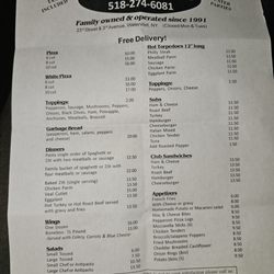 Michael's - Menu