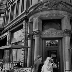 Nina's Coffee Café - Exterior, walking in to Nina's