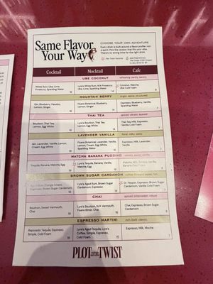 Menu photo 1 Plot Twist Charlotte, NC Menu photo 1 Plot Twist Charlotte, NC
