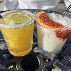Azotea - Passion fruit margaritas $18   Coconut Paloma $18