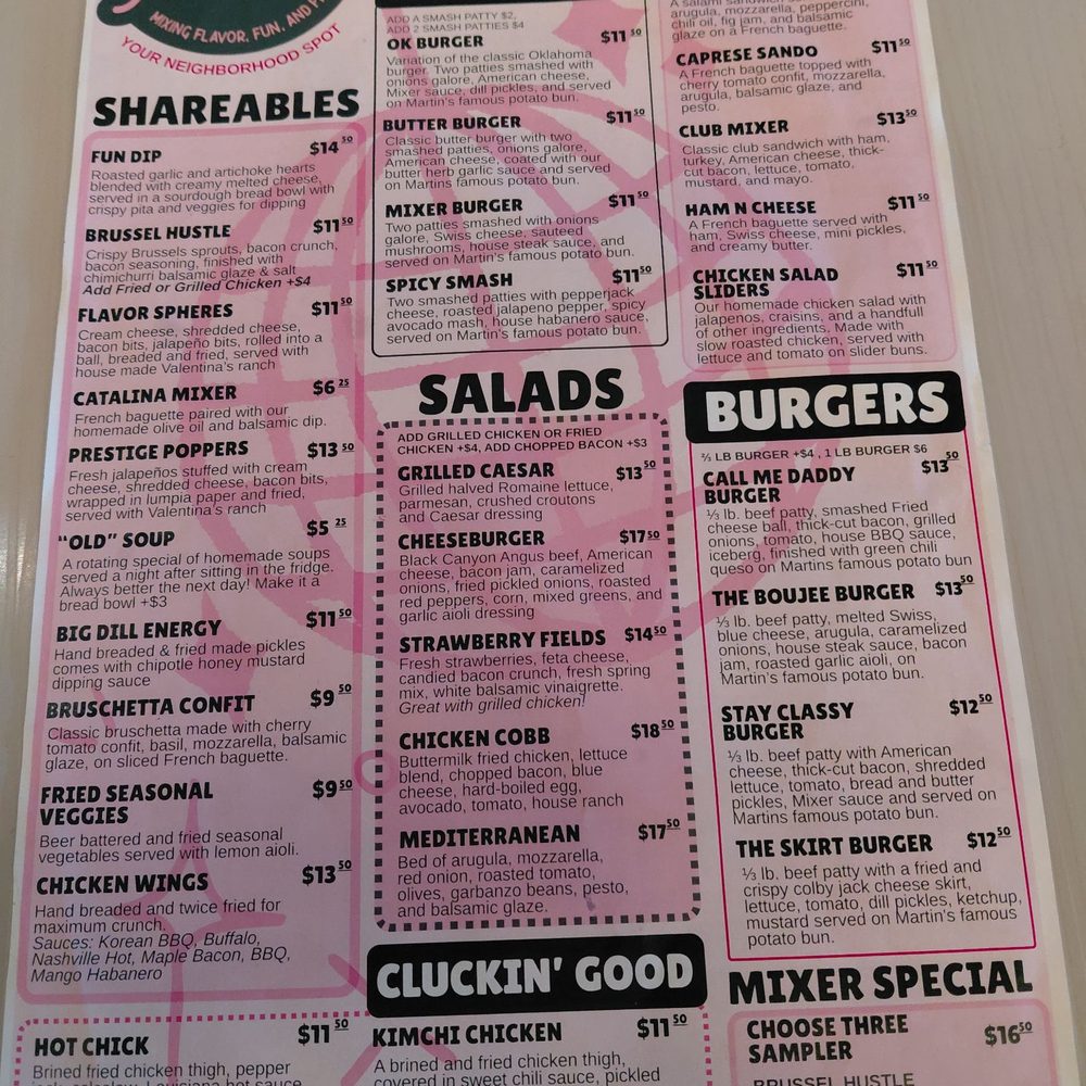 The Mixer - Burgers Near Me - San Diego, California
